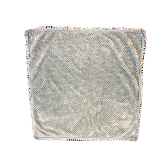 Chick Pea Super Soft Light Blue Gray Baby Blanket Lovey 30 x 30 - Picture 1 of 8